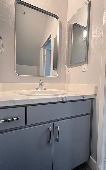 Half a bathroom downstairs
