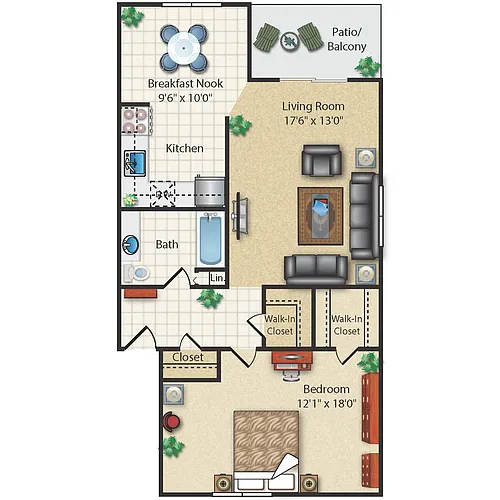 Floor plan Baxtertown