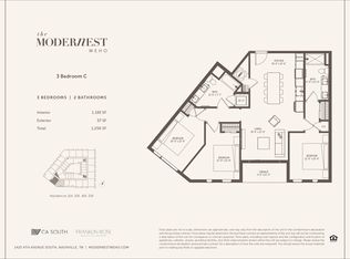 3 Bedroom Plan, Modernest WeHo, Nashville, TN 37210
