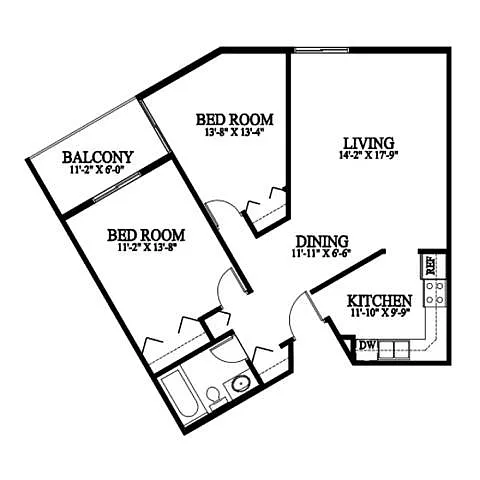 Floor plan B2