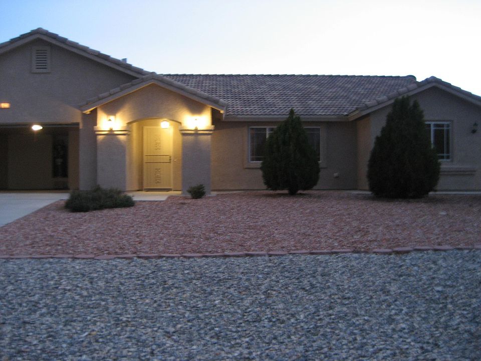 Desert landscaping front and back
