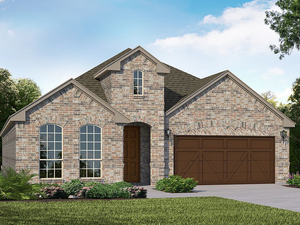 Plan 1519 Elevation A by American Legend Homes