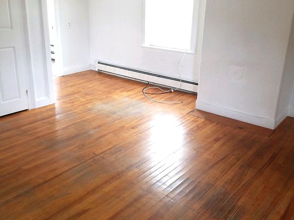 Hardwood floor living room