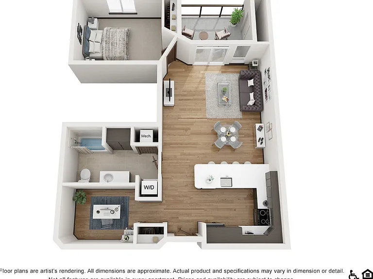 The Ponderosa Den floor plan The Timbers