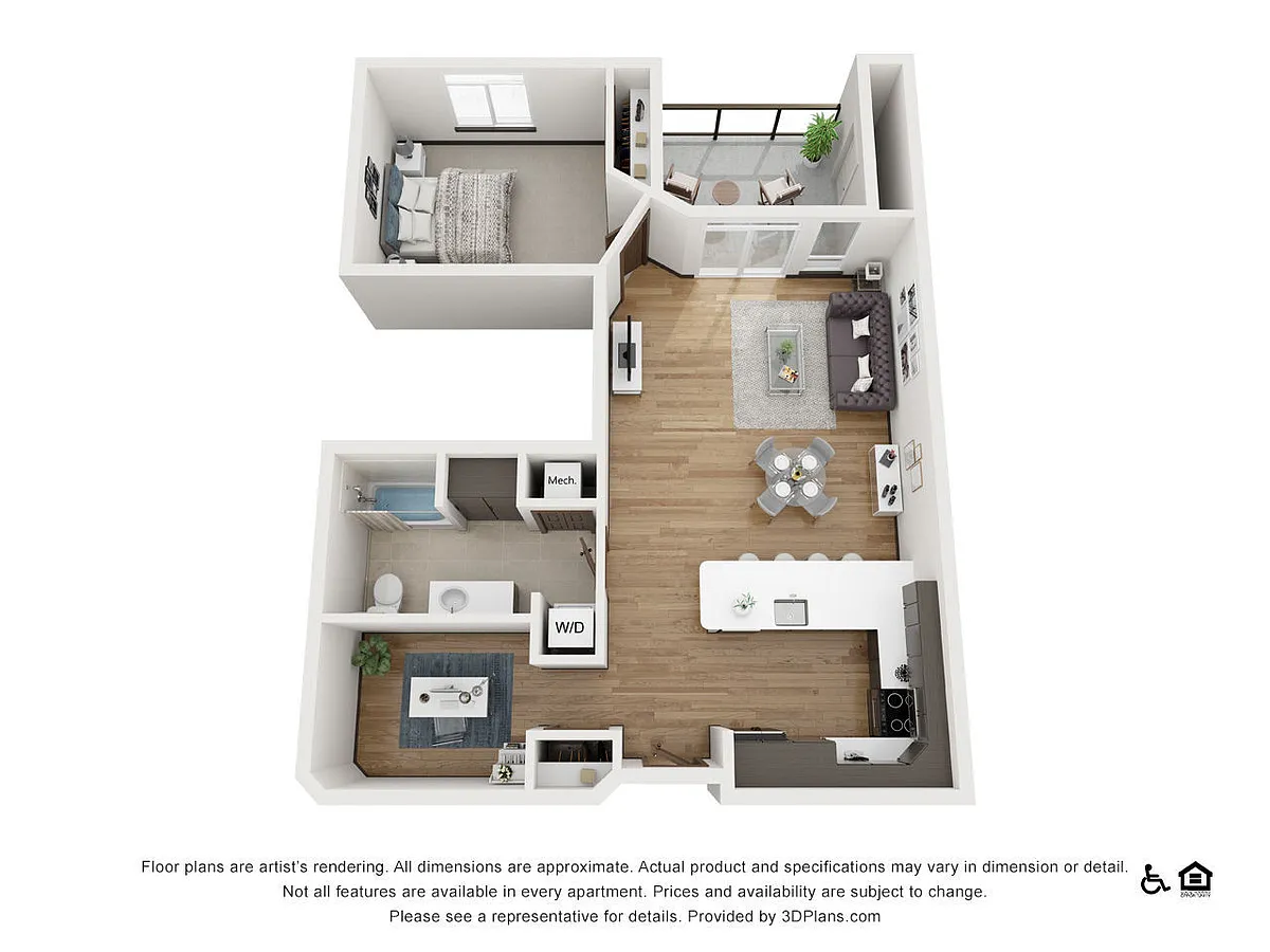 Floor plan The Ponderosa Den