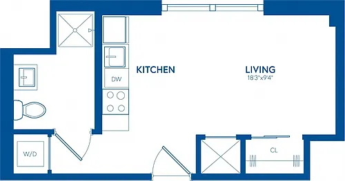 Floor plan Studio