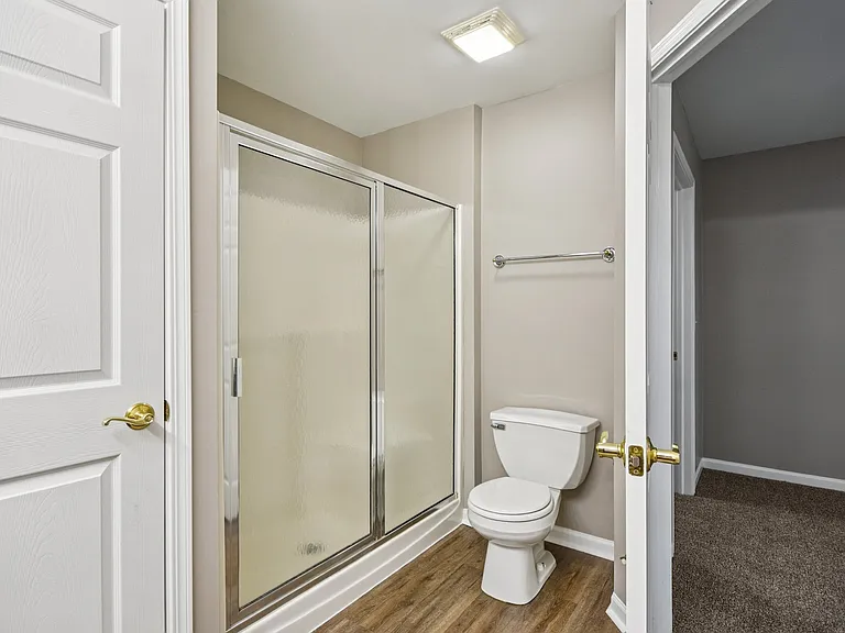 Master bathroom with walk in shower