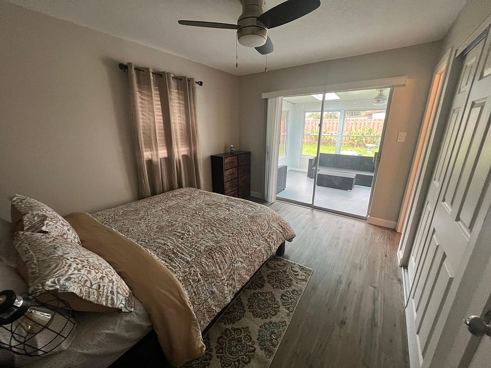 Bedroom 3 (Master Bedroom) with Patio View