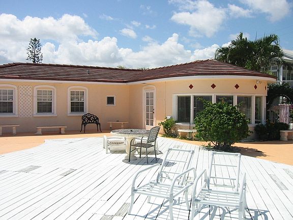 Back Deck with Intracoastal  View