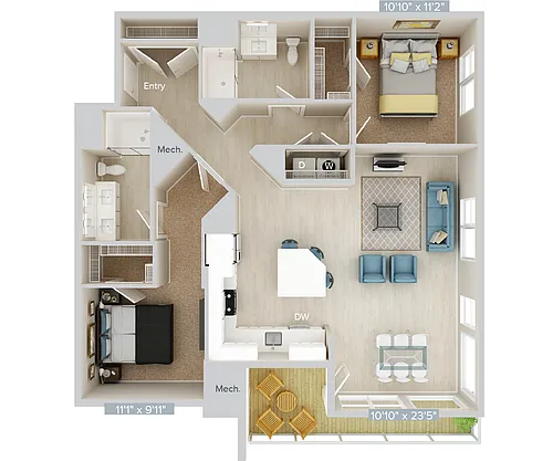 Floor plan BM15-1263-1301