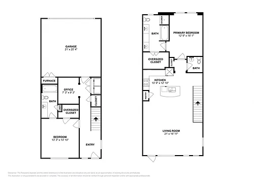 Floor plan Townhome 2