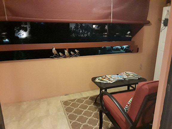 large patio off living room