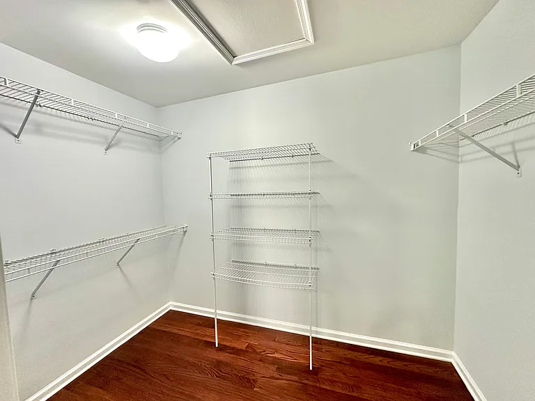 Spacious Walk In Closet