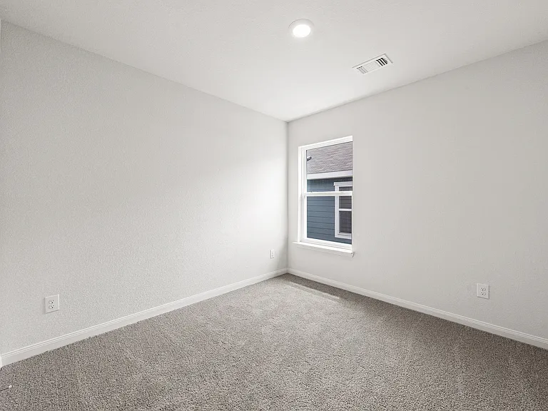 The secondary bedrooms are the perfect space for a children's bedroom or guest room.