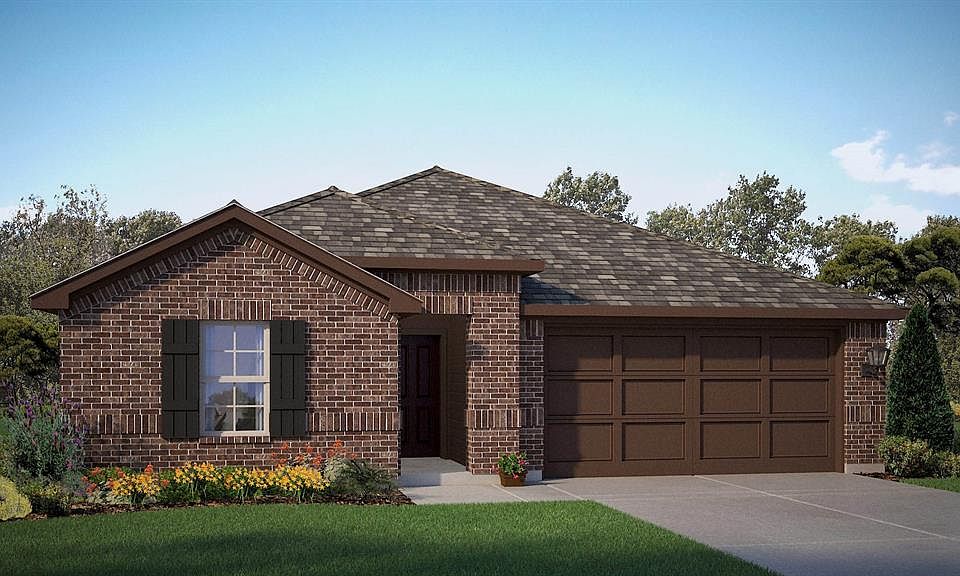 Front Elevation-D.R. Horton''s Lakeway floor plan elevation A-All Home and community information, including pricing, included features, terms, availability and amenities, are subject to change at any time without notice or obligation. All Drawings, pictures, photographs, video, square footages, floor plans, elevations, features, colors and sizes are approximate for illustration purposes only and will vary from the homes as built.