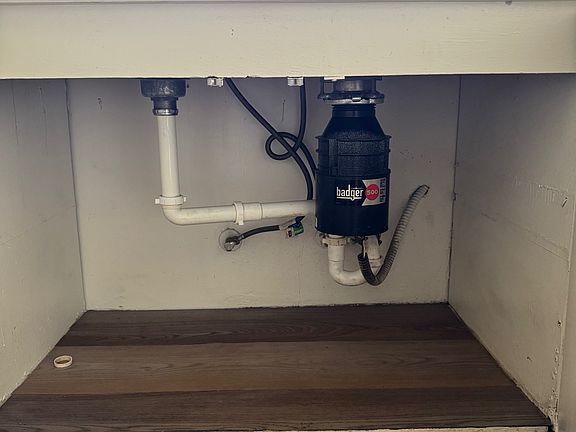 New garbage disposal and plumbing Supply
