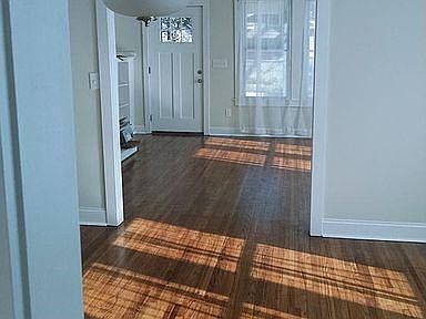 Dining room looking into living room