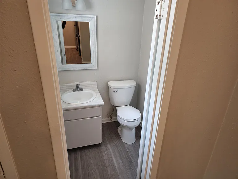 downstairs half bath