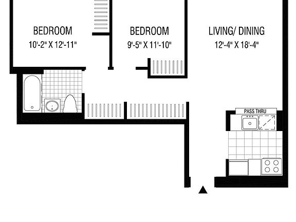 2nd image of 2 Gold St APT 1914