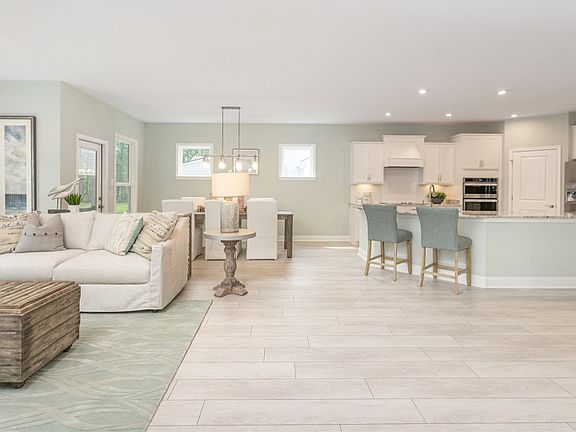 Model Representation - Open floor plan for flexible entertaining.