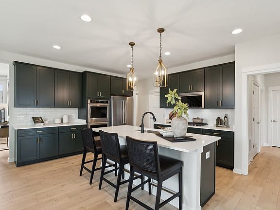 The kitchen of the Hemingway by Brookfield Residential.