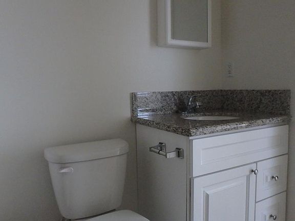 Bathroom: Sink and Toilet