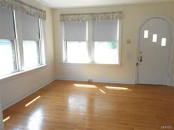 Bright living room with wood floors.