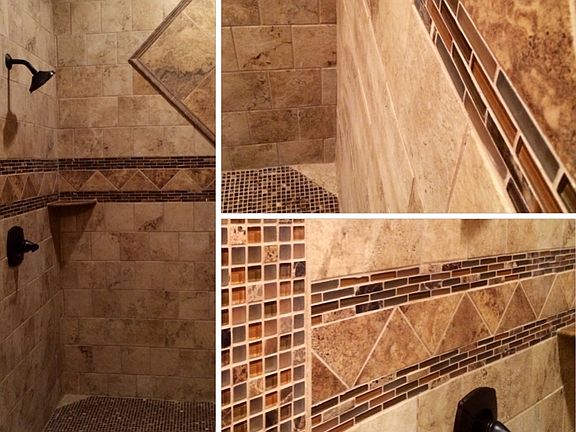 Master bath walk in shower