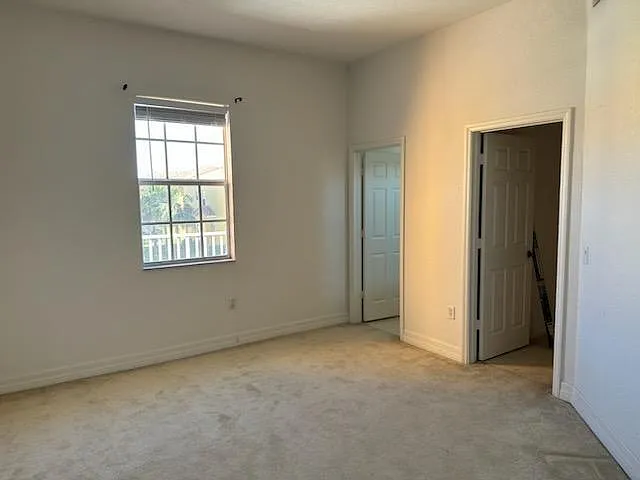 front bdrm and bath with walk in closet. can be viewed as two master bdrms
