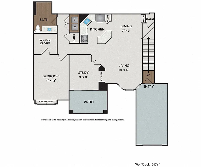 Floor plan Wolf Creek