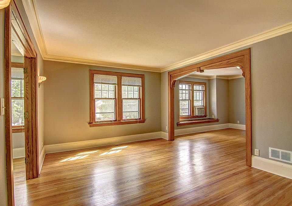 Living room. Dining room is to the right, sunroom to the left,