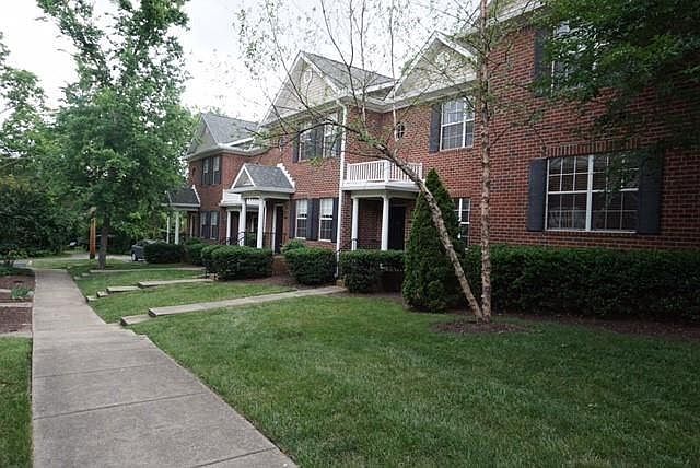 Outside of townhouse complex