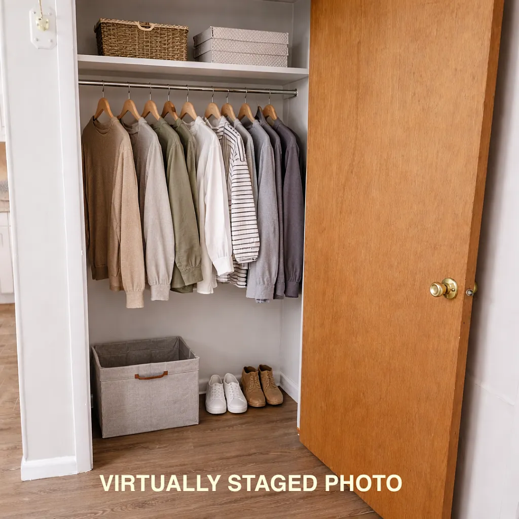 Virtually Staged Closet - 327 3rd St #37
