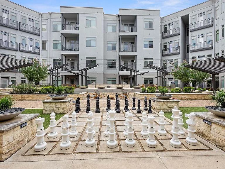 Challenge friends and neighbors to a game of life-size chess