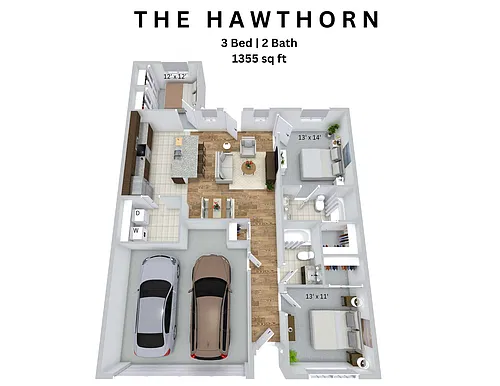 Floor plan The Hawthorn