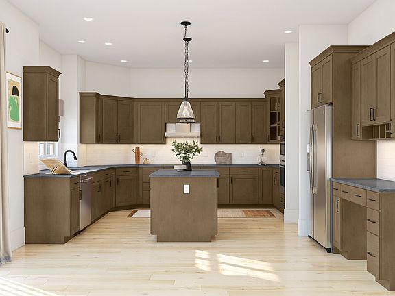 Farmhouse Look gourmet kitchen