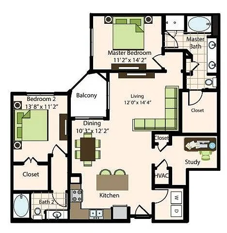 Floor plan B32