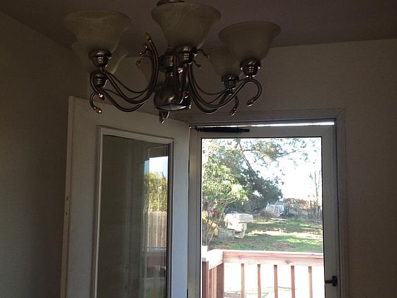 Back door that leads to back yard