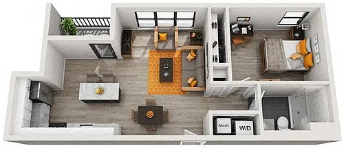 Floor plan Chambers