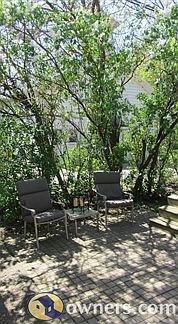 New patio with natural privacy and shade