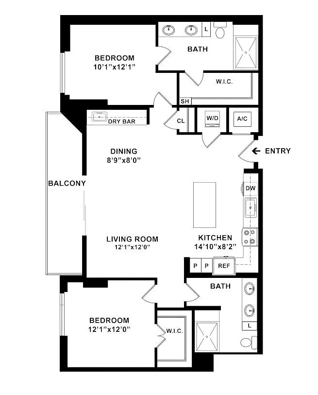 Floor plan B2