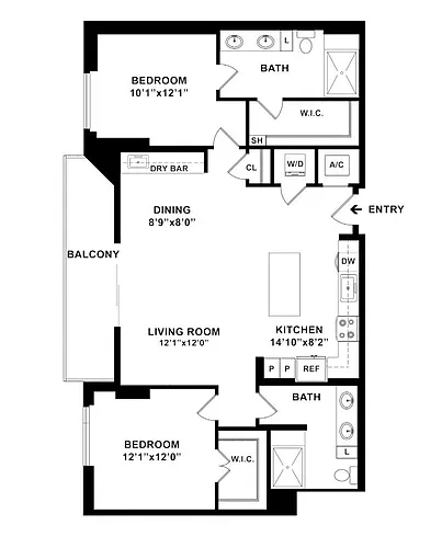 Floor plan B2