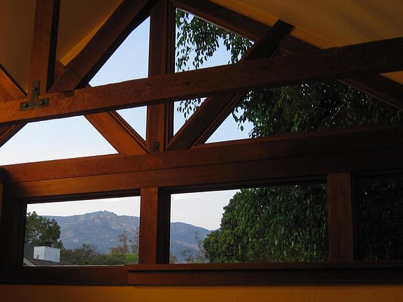 Living Room gable mountain views