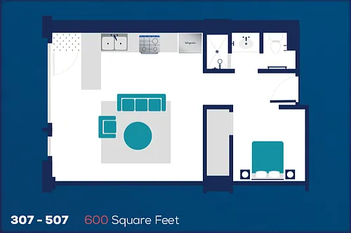 Floor plan 307