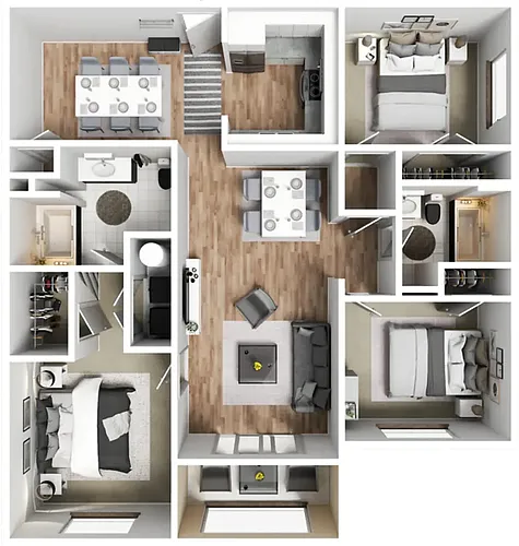 Floor plan 3 X 2