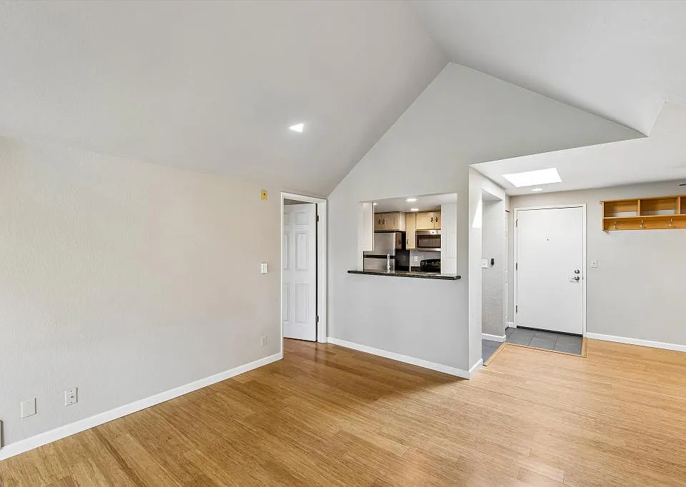 View of living room from balcony
