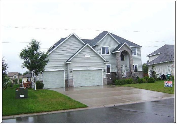 The front of the house. 