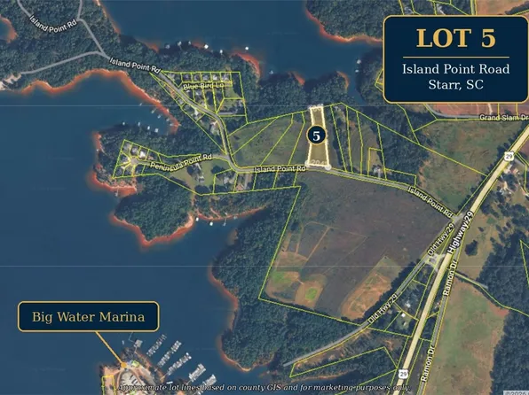 5 Island Point Rd, Starr, SC 29684
