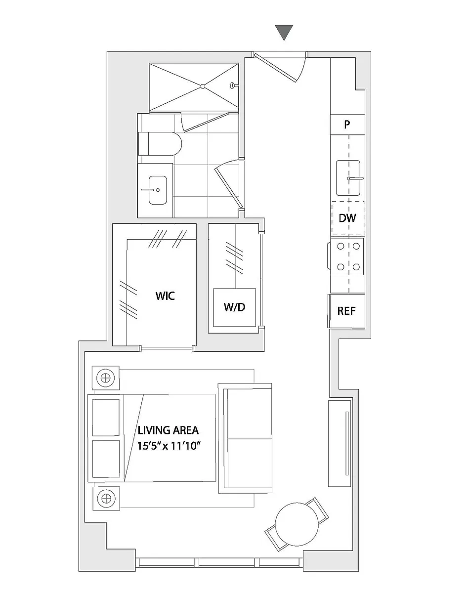 Floor plan STUDIO A2
