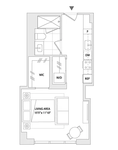 Floor plan STUDIO A2